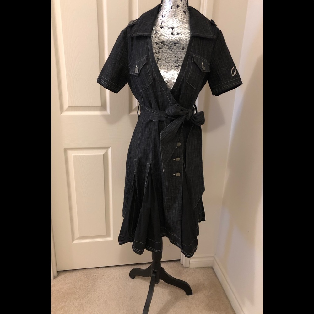 Dark Denim Dress by GRIFFLIN, Paris